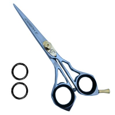 Zeepk 6&quot; inch Hair Cutting kit scissors beard grooming kit for men shears professional haircut haircutting system barber scissor with adjustable tension screw hairstylist gift ideas trimming