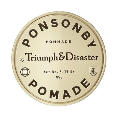 TRIUMPH &amp; DISASTER | Ponsonby Pomade | Medium Hold Styling Wax for Fine to Thick Hair - High Shine, Non-Greasy Finish for Men, 95g