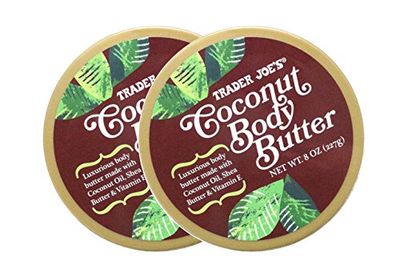Trader Joe&#39;s Coconut Body Butter, 8 Ounce (Pack of 2)
