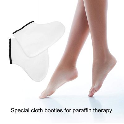 Paraffin Wax Bath Foot Liners, Paraffin Wax Booties Terry Cloth Booties for Feet, Cotton Thick Paraffin Wax Booties for Hot Wax Thermal Treatment SPA Wax Warmer Paraffin Wax
