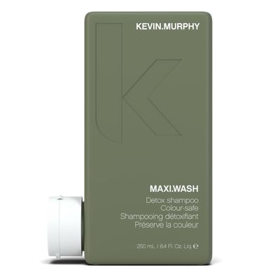 KEVIN.MURPHY MAXI.WASH - Detox Shampoo - Removes Build-Up &amp; Minerals - Colour Safe Shampoo - Also a Scalp Shampoo - Sulphate Free &amp; Paraben Free - 250 mL / 8.4 fl oz