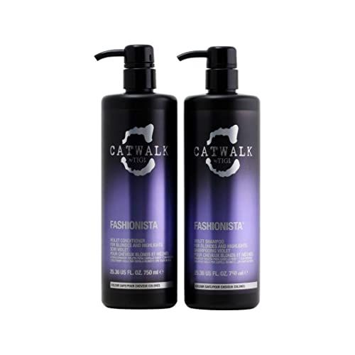 Catwalk Tigi Fashionista Blondes and Highlights Shampoo &amp; Conditioner Set, 25.36 Fluid Ounce