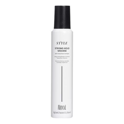 ALOXXI, Strong Hold Mousse Hair Volumizer Foam for Voluminous Fullness Long Lasting Body Your Hairstyle Humidity Protection Styling Safe for Colored Hair, 6.7 Fl Oz (Pack of 1)