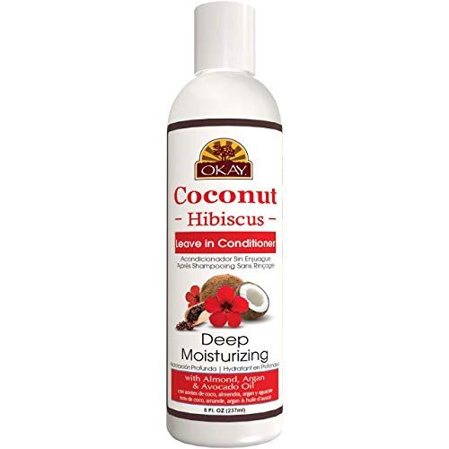 OKAY COCONUT and HIBISCUS LEAVE IN CONDITIONER 8.oz / 237ml