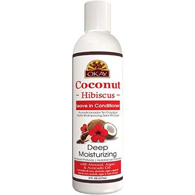 OKAY COCONUT and HIBISCUS LEAVE IN CONDITIONER 8.oz / 237ml