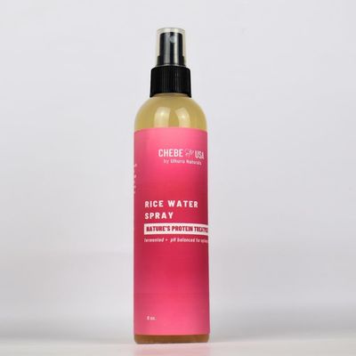 Uhuru Naturals Rice Water Spray - Nature&#39;s Protein Treatment (8 oz) - pH Balanced - We have perfected our Fermented Rice Water to a Science for an exact period of time 4 Maximum Benefits