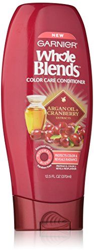 Garnier Whole Blends Conditioner with Argan Oil &amp; Cranberry Extracts, Color Care, 12.5 fl. oz.