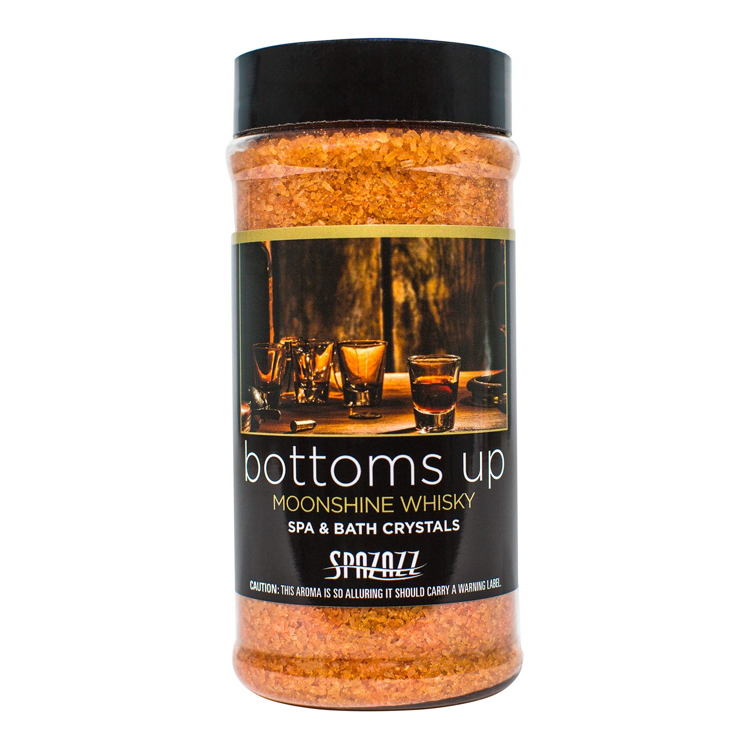 Spazazz SZCMW SPZ-512 Moonshine Whisky Bottoms Up Set The Mood Crystals Container, 17 oz. Aromatherapy, 1.06 Pound (Pack of 1), Burnt Orange