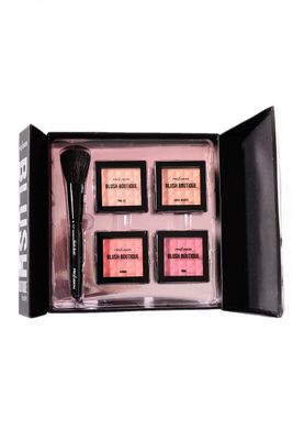 Profusion blush boutique rosette palette with a blush brush and 4 blushes