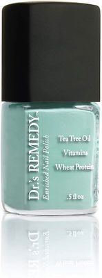Drs Remedy Enriched Nail Polish: Non Toxic, All Natural, and Organic - Doctor Formulated: Strengthens, Restores, Heals, and Protects &#39;24-Free&#39; - TRUSTING Turquoise
