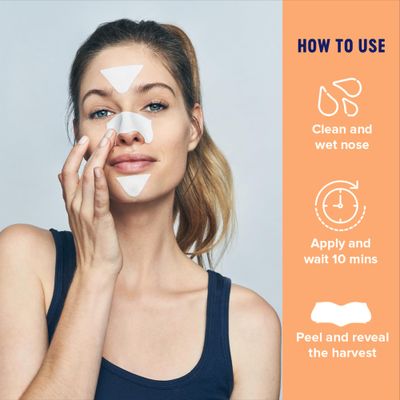 Biore T-Zone Blackhead Remover Deep Cleansing Pore Strips, Blackhead Pore Strips, 15 Count