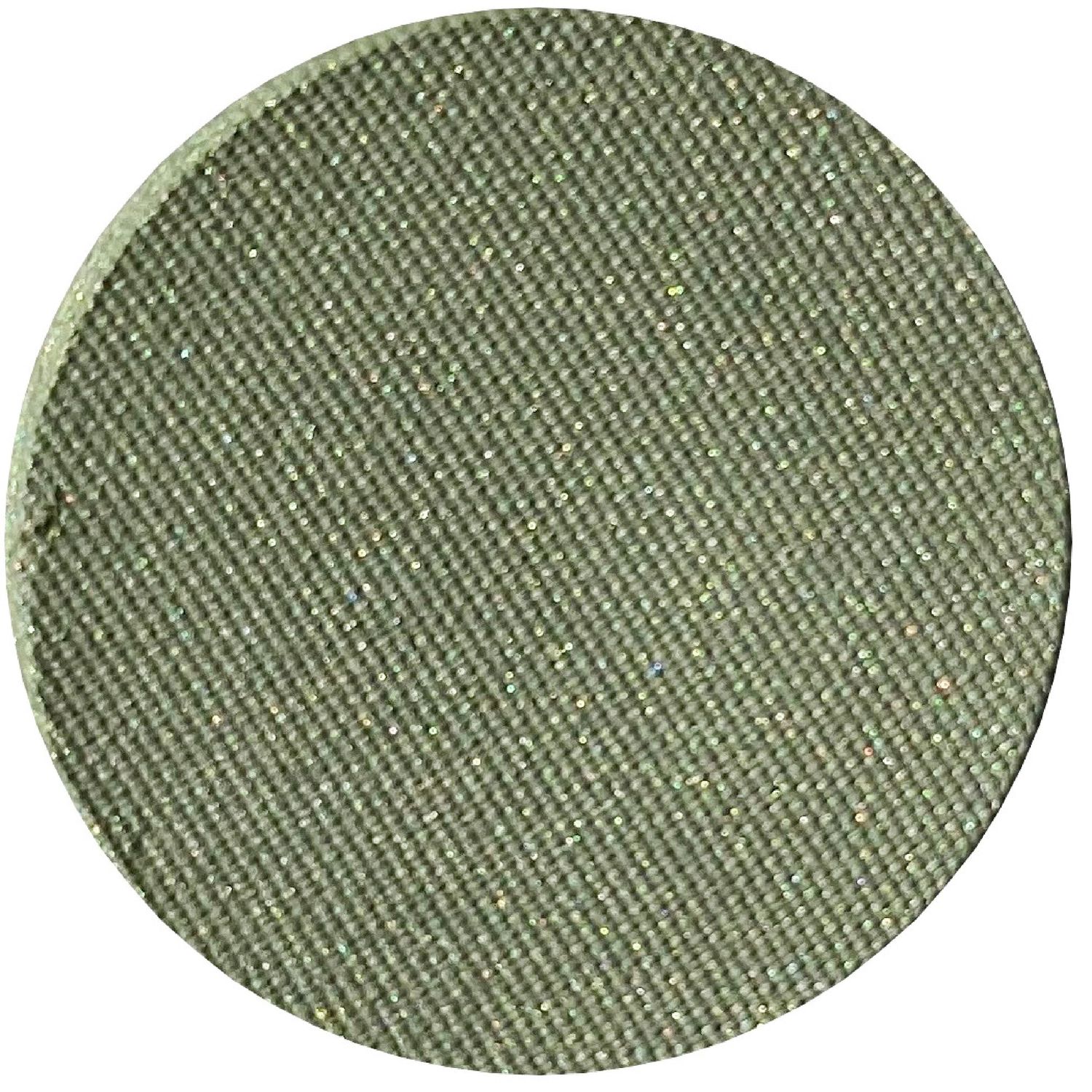 Honeybee Gardens Pressed Powder Eye Shadow Single Refill, Conspiracy, Rich Forest Green, Long-Wearing, Creaseproof Mineral Color With Botanicals, 1.2g