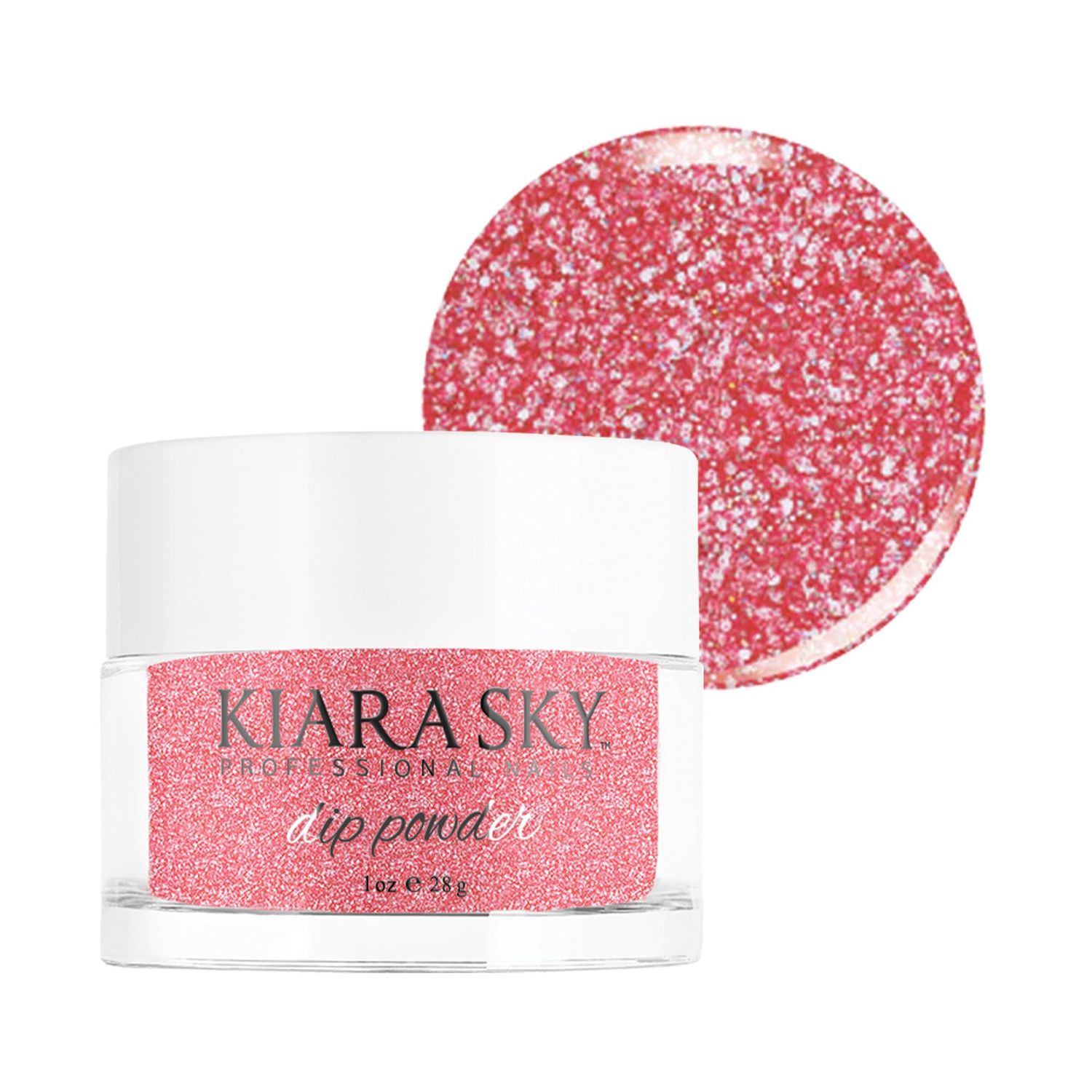 Kiara Sky Long Lasting Nail Dip Powder Pink Tones 1 oz, Confetti