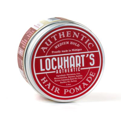 Lockhart's Oil Based Goon Grease - Handcrafted Pomade for Men - Medium Hold, Medium Shine - Locks in Moisture &amp; Easy to Recomb - Sandalwood Vetiver Scent (3.4 oz)