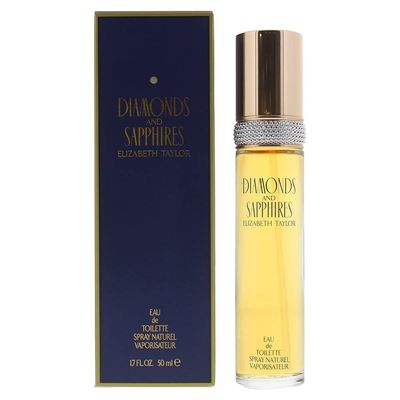 Elizabeth Taylor (elk2h) Diamonds &amp; Sapphires Eau De Toilette Spray 1.7 Oz/ 50 Ml for Women By Elizabeth Taylor, 1.7 Fl Oz