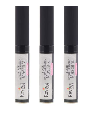 Reviva Labs HypoAllergenic Mascara, Super Lash Black, 0.25-Ounces (Pack of 3)