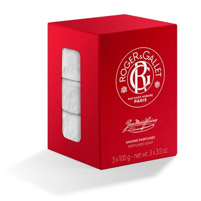 ROGER &amp; GALLET | Body Wash &amp; Body Soap for Women | Jean Marie Perfumed Soap | 3 X 100g