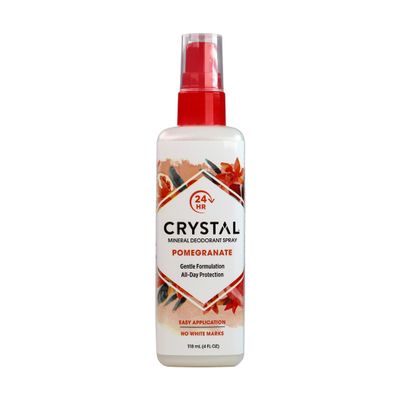 Crystal Essence Deodorant Spray, Pomegranate, 4 oz