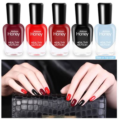 Abitzon New Nail Polish Set (10 Bottles) Non-Toxic Eco-Friendly Easy Peel Off and Quick Dry Water Based Nail Polish