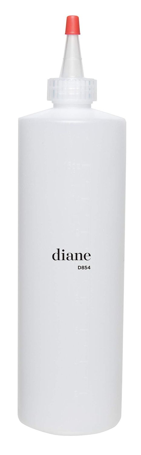 Diane Applicator Bottle for Hair Styling and Coloring - Large - 10, 16oz Capacity - Clear - D855