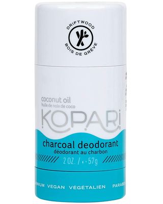 Kopari Aluminum Free Coconut Deodorant, Non Toxic &amp; Clean Plant-Based, No Aluminum, Parabens or Baking Soda, Long Lasting Protection, Charcoal 2 oz