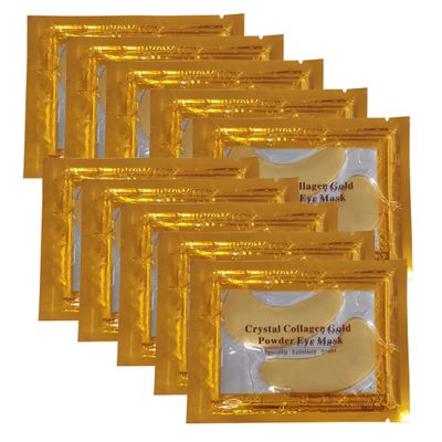 Vandarllin24K Gold Powder Gel Collagen Under Eye Masks Sheet Patch, Remove Bags,Dark Circles &amp;Puffiness,Reduce Wrinkle,Moisturising,Hydrating for Blackheads (30 Pairs)