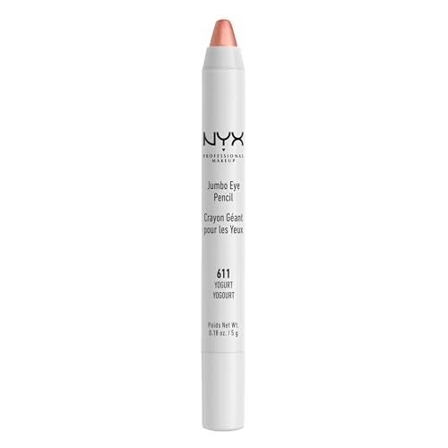 NYX PROFESSIONAL MAKEUP Jumbo Eye Pencil, Blendable Eyeshadow Stick &amp; Eyeliner Pencil - Yogurt