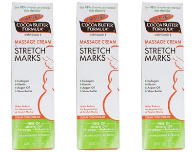 Palmer&#39;s Cocoa Butter Formula Massage Cream for Stretch Marks, 4.4 Ounce (Pack of 3)