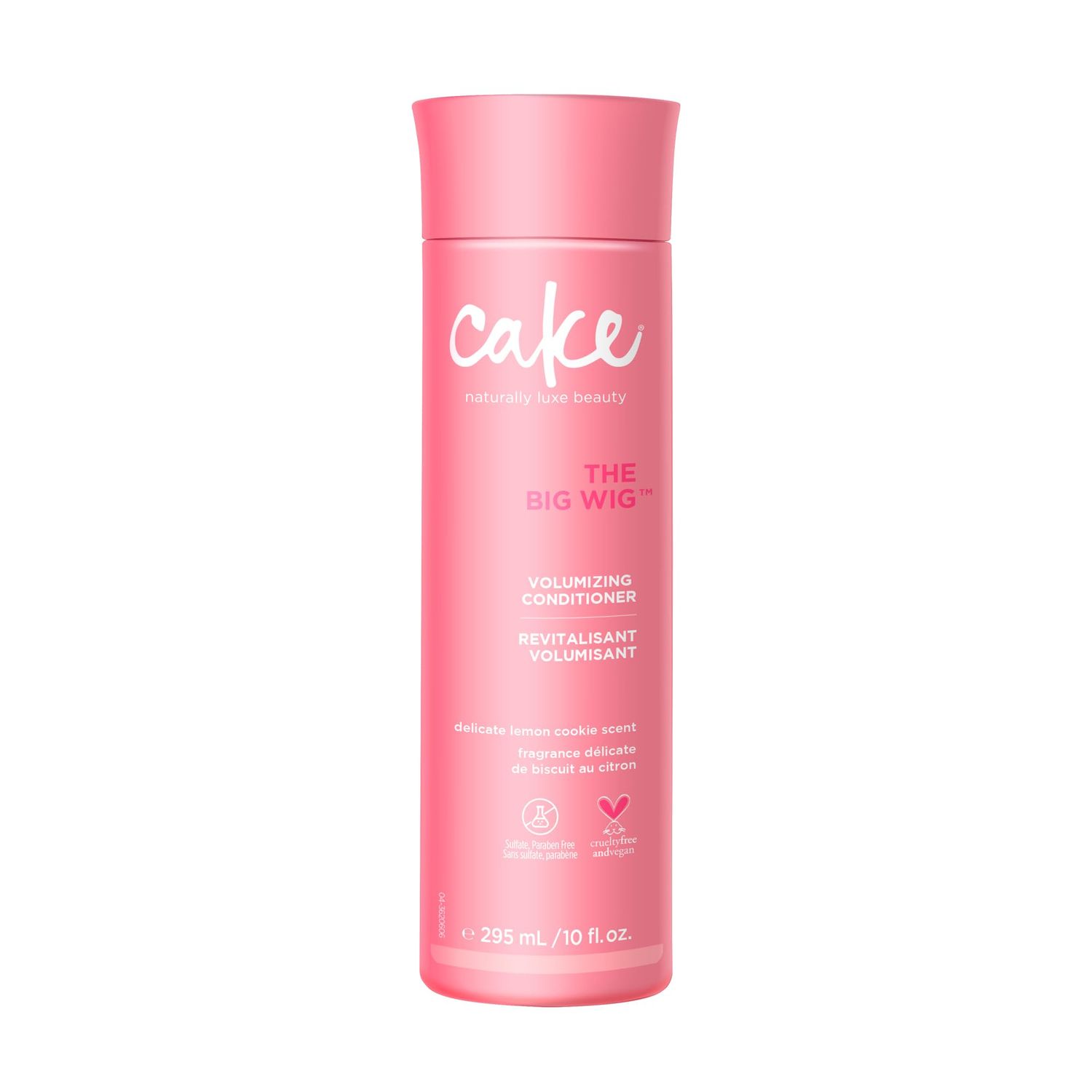 Cake Beauty Volumizing Conditioner, The Big Wig - Body Boosting &amp; Weightless Conditioning - With Sunflower Seed Oil, Rice Protein &amp; Shea Butter - For All Hair Types - 10 Fl Oz / 295 ml