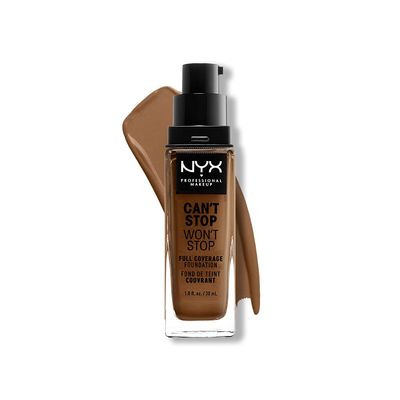 NYX PROFESSIONAL MAKEUP Can&#39;t Stop Won&#39;t Stop Foundation, 24h Full Coverage Matte Finish - Sienna