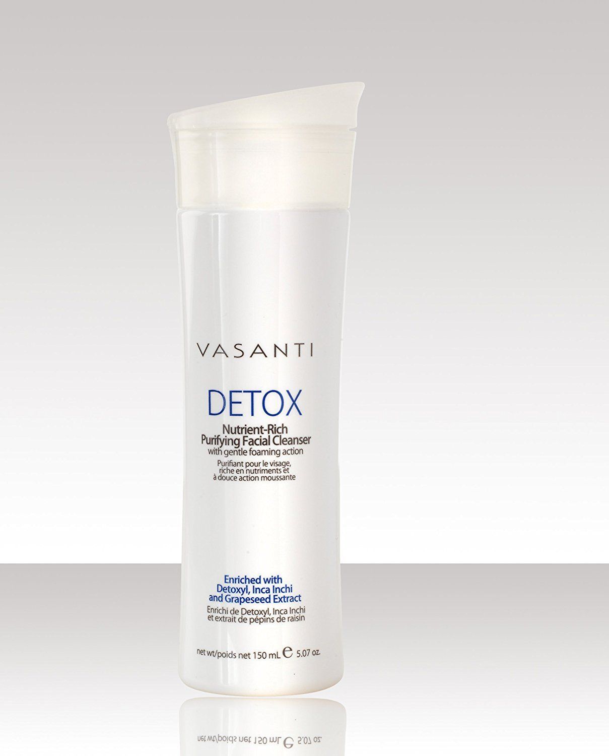 Detox - Nutrient Rich Purifying Facial Cleanser with Gentle Foaming Action - Paraben Free, Sulfate Free 5.07oz