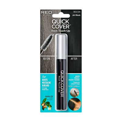 Kiss Quick Cover Gray Hair Touch Up Brush #50260 BGC04 Jet Black 0.25oz