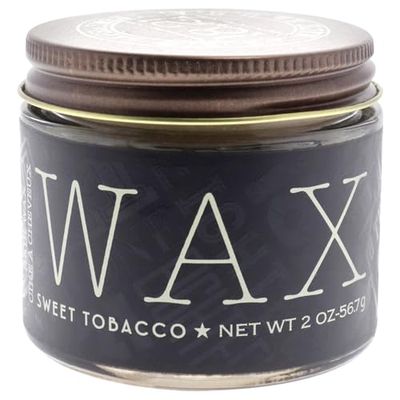 18.21 Man Made Hair Styling Product, 2oz. Original Sweet Tobacco Scent in Wax with Low Shine Finish
