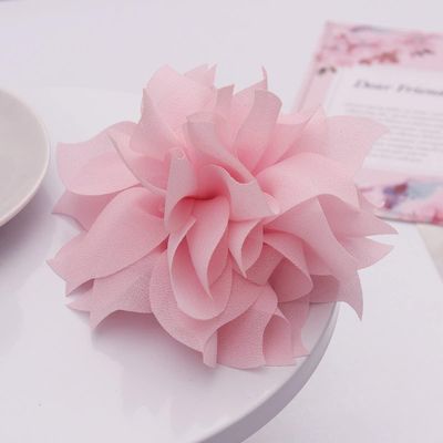 Mecool Lady Peony Party Wedding Brooch Corsage Hair Head Clip Headdress Flowers (Pink Color&amp;acutiflorous)