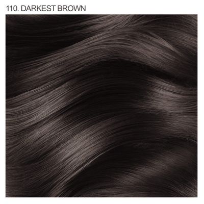 Adore Semi Permanent Hair Color - Vegan and Cruelty-Free Brown Hair Dye - 4 Fl Oz - 110 Darkest Brown (Pack of 2)