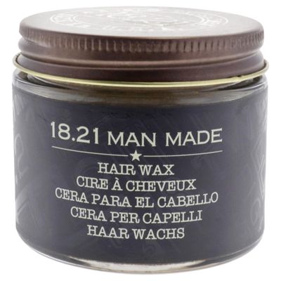 18.21 Man Made Hair Styling Product, 2oz. Original Sweet Tobacco Scent in Wax with Low Shine Finish