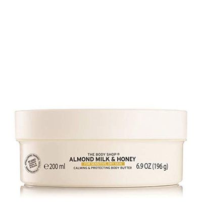 The Body Shop Almond Milk Body Butter - Nourishing &amp; Moisturizing Skincare for Dry and Sensitive Skin - Vegan - 6.75 Oz