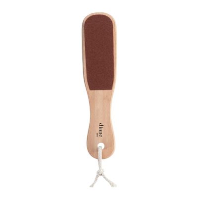 Diane 2-Sided Foot File - Smoother Feet and Callus Remover for Men and Women -Wood Handle - 10 x 2 3/8 - D932