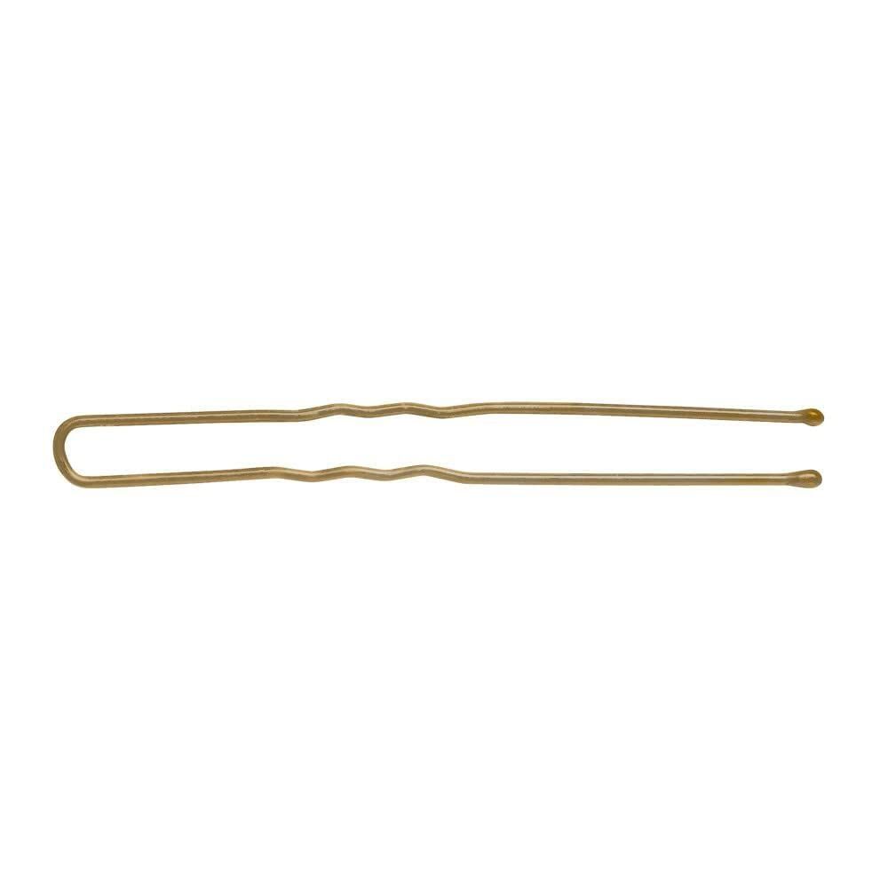 Diane 3 Bronze Hair Pins for Women, Girls, Hairdressing, Salon, U Shaped Hair Pins with Ball Tips for Securing Updos, Buns, Braids, and Everyday Styles, 1 lb. (Approximately 400 Pins)
