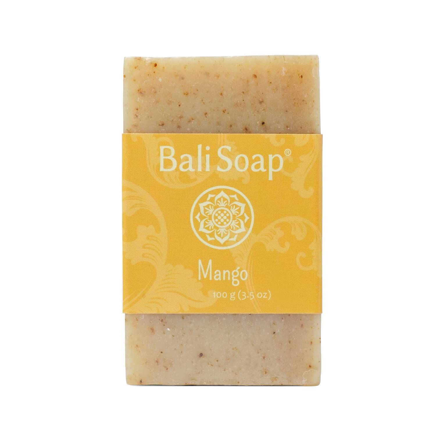 Bali Soap - Mango Natural Soap - Bar Soap for Men &amp; Women - Bath, Body and Face Soap - Vegan, Handmade, Exfoliating Soap - 3 Pack, 3.5 Oz each