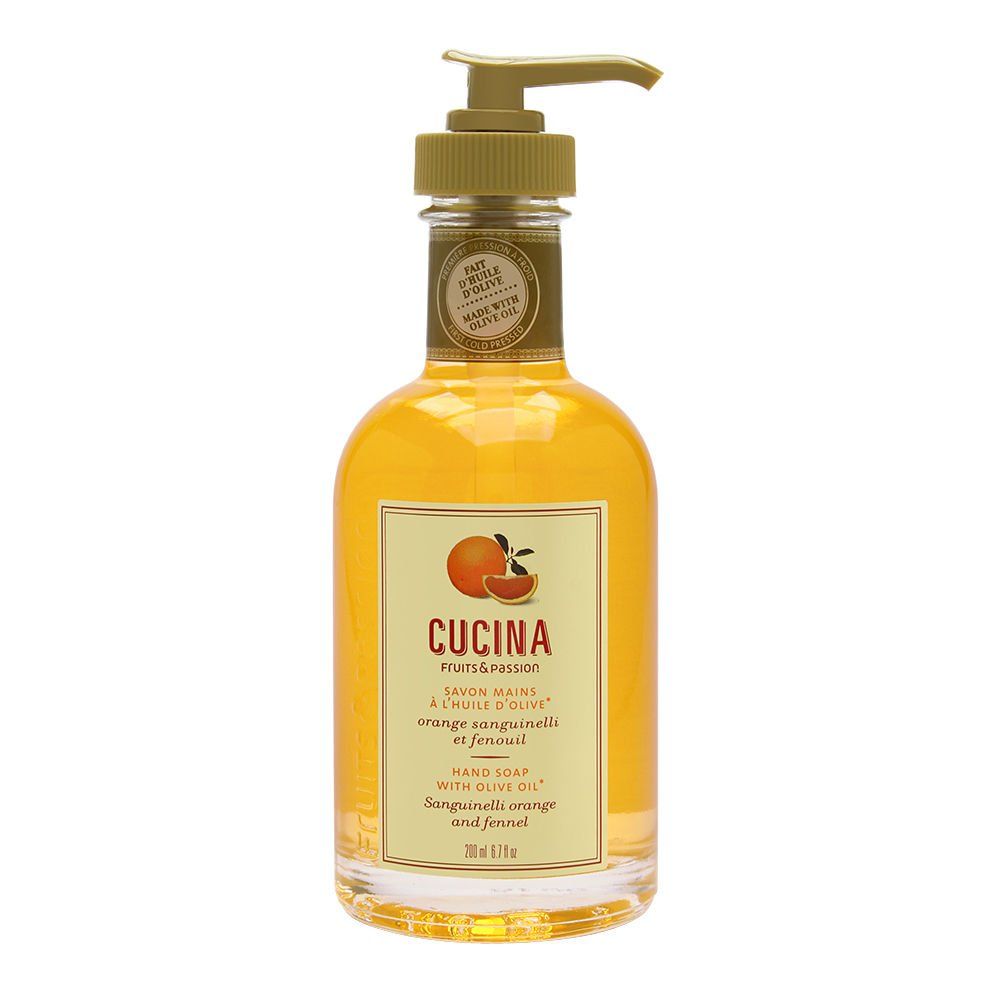 Fruits &amp; Passion Cucina Sanguinelli Orange and Fennel 6.7 oz Hans Soap