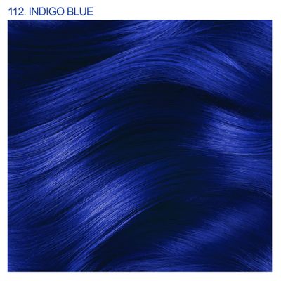 Adore Semi Permanent Hair Color - Vegan and Cruelty-Free Blue Hair Dye - 4 Fl Oz - 112 Indigo Blue (Pack of 2)
