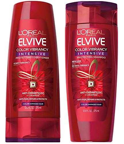L&#39;Oreal Paris Elvive Color Vibrancy Protecting Shampoo and Conditioner Set, 12.6 Ounce Each