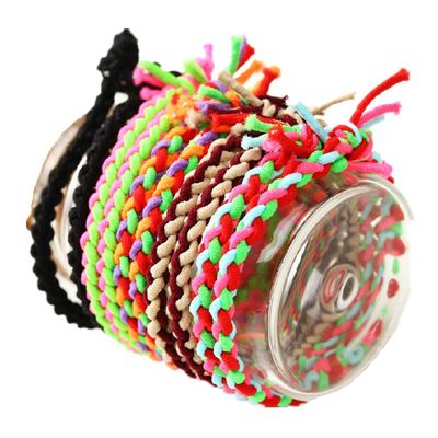 LOVEF 20 Pcs Fashion Braided Super Stretch Hair ties/Elastic Hair Bands Women Hair Accessories