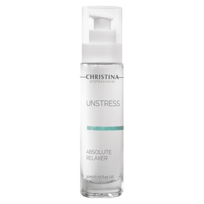 Christina Unstress Absolute Relaxer Peptide Serum for Face with Hyaluronic Acid | Boosts Collagen and Elastin | Face Serum with Easy Application for All Skin Types