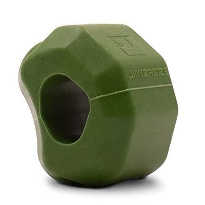 Jawzrsize Pop &#39;N Go Jaw, Face, and Neck Exerciser - Define Your Jawline, Slim and Tone Your Face, Look Younger and Healthier - Helps Reduce Stress and Cravings - Facial Exerciser (Intermediate Green)