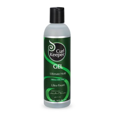 Curl Keeper Ultimate Hold Hair Gel for Curly Hair, 8 Fl Oz - Frizz-Free Hair Styling Gel for Men &amp; Women - Light-Weight Formula Holds Curls with No Product Build Up - Wavy &amp; Curly Hair Products