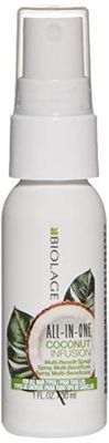 Biolage All-In-One Coconut Infusion | Multi-Benefit Treatment Spray For All Hair Needs | With Coconut | For All Hair Types | Sulfate &amp; Paraben-Free | Vegan | 1 Fl. Oz