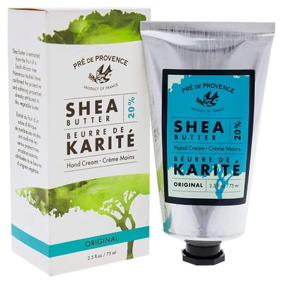Pre de Provence 20% Natural Shea Butter Hand Cream, For Repairing, Soothing, &amp; Moisturizing Dry Skin, Original Scent, 2.5 oz (5673)