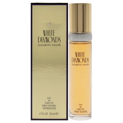 Elizabeth Taylor Women&#39;s Perfume, White Diamonds, Eau De Toilette EDT Spray, 1.7 Fl Oz
